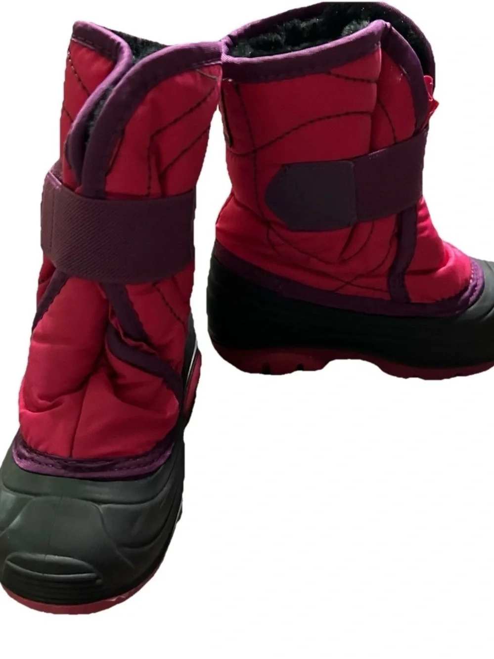Toddler Girl Kamik Lined Pink Purple Winter Snow Boots Size 7
